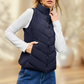 ✨Women's Slim-Fit Warm Stand Collar Vest – Cozy Thermal Fabric, Stand Collar & Effortless Layering! Elevates winter outfits (paired with sweaters/coats) without adding bulk!