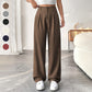 👖 50% RABATT! ✨ Damen Hose mit hoher Taille – Weite Beinform & atmungsaktiver Stoff – Figurschmeichelnd, ideal für Büro & Freizeit – bequemer, stylischer Allrounder 💼