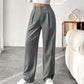 👖 50% RABATT! ✨ Damen Hose mit hoher Taille – Weite Beinform & atmungsaktiver Stoff – Figurschmeichelnd, ideal für Büro & Freizeit – bequemer, stylischer Allrounder 💼