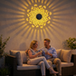 🌀Sommer-Sale 50% Rabatt 🌞💡Solar Mandala Wandleuchte für den Außenbereich, Garten, Zaun, Projektorlampe, Terrasse, Stimmungsdekoration