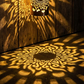 🌀Sommer-Sale 50% Rabatt 🌞💡Solar Mandala Wandleuchte für den Außenbereich, Garten, Zaun, Projektorlampe, Terrasse, Stimmungsdekoration