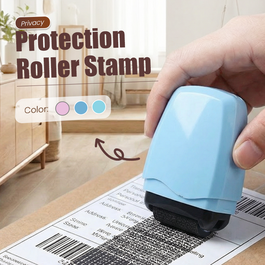 ❄️Sommerfrische 40 % Rabatt!📦Privacy-Rollenstempel – Nachfüllbarer Datenschutzroller für Adressen, Paketlabels, Rechnungen & Postsendungen