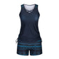 🏖️Sommer-Sale 50% Rabatt🏝️🩱Zweiteiliger Tankini– hochtailliert mit Bandeau-Top – perfekt für den Strand👙