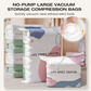 🔥KAUFE 1, ERHALTE 1 GRATIS!🧳Vakuum-Aufbewahrungsbeutel ohne Pumpe – Drücken & versiegeln – Spart 80 % Platz, hält Kleidung trocken & staubfrei – ideal für Bettwäsche, Winterkleidung oder Reisen 🛏️✨
