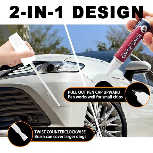 🚗50 % RABATT🖊️ Schwarzer Lackstift | Deckt Kratzer sofort ab · Applikatorspitze mit Doppelfunktion · Langlebige, wasserfeste Versiegelung