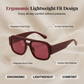 Trendy Blogger Same Style Retro Aviator Sunglasses