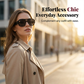 Trendy Blogger Same Style Retro Aviator Sunglasses