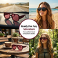 Trendy Blogger Same Style Retro Aviator Sunglasses