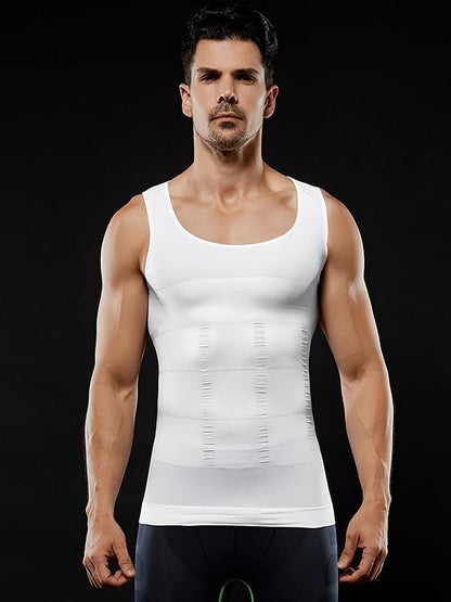 Heißer Verkauf! 💪Figurformendes, atmungsaktives Kompressions-Tanktop für Herren（Farbechtes Material, nicht leicht verblassen）