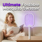 🦟 2-in-1 Foldable Electric Mosquito Swatter⚡ Swat, Zap & Sleep Bite-Free
