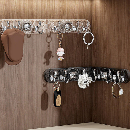 🔥Hot Sale! 90 Degree Folding Corner Hook Rack,💥 Big Discount Punch Free Wall Hanger