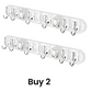 🔥Hot Sale! 90 Degree Folding Corner Hook Rack,💥 Big Discount Punch Free Wall Hanger