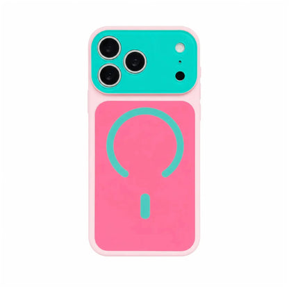 ☀️Sommer-Sonderangebot – 50 % Rabatt!! !🚀Über 50.000 verkauft!🎨Dopamine Color Block MagSafe Hülle – Ultradünne, matte Hartschalen-PC-Hülle für iPhone 17 Pro Max