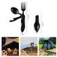 🛠️【Praktisches Geschenk】4-in-1 faltbares multifunktionales Outdoor-Besteck（Ideal für Camping, Wandern & Picknick）