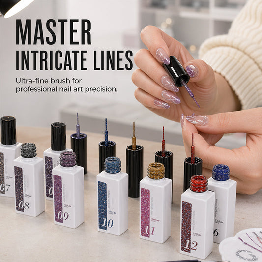 （⏰Nur kurze Zeit zum reduzierten Preis!）Reflective Glitter Gel Nail Polish Liner