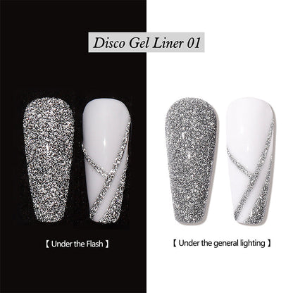 （⏰Nur kurze Zeit zum reduzierten Preis!）Reflective Glitter Gel Nail Polish Liner