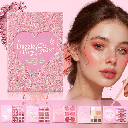 🔥 50 % RABATT! All-in-One Makeup Palette Book Set（Praktisches Buchdesign, platzsparend und leicht transportierbar.）