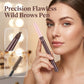 🔥 HEUTE 50 % RABATT! Flawless Wild Brows Dual-Ended Eyebrow Pen（Wasserfest, langanhaltend und wischfest.）