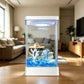 Kampffisch-Aquarium mit 7-farbiger LED-Beleuchtung🔥