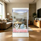 Kampffisch-Aquarium mit 7-farbiger LED-Beleuchtung🔥