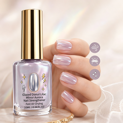 🥳💞 50K+ VERKAUFT! ⚡💅Lila Glanz-Spiegel-Nagelhärter