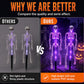 👻🔥50% RABATT!🔥🔥Solar-Skelett-Erdspießleuchten – wasserdichte Halloween-Dekoleuchten für den Außenbereich