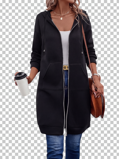 🔥Diese Woche zum Sonderpreis: €25.99!!🔥 Damen Freizeit-Fleece-Hoodies mit Reißverschluss