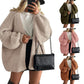 Oversize-Strickjacke für Damen