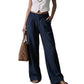 👖 50 % RABATT – Damen Leinenmischung Wide-Leg Hose mit hoher Taille | Eleganter Komfort für moderne Sommerlooks ✨