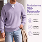 🔥Must-Have🔥👕 Strukturierter Waffel-Pullover für Herren