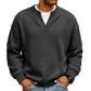 🔥Must-Have🔥👕 Strukturierter Waffel-Pullover für Herren