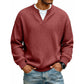 🔥Must-Have🔥👕 Strukturierter Waffel-Pullover für Herren