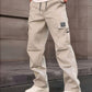 Cargohose mit mehreren Taschen und geradem Bein für Herren