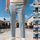 👖 50 % RABATT – Herren Hose mit Kordelzug & geradem Bein | Eleganter Komfort trifft auf lässigen Alltagsstil ✨