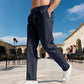 👖 50 % RABATT – Herren Hose mit Kordelzug & geradem Bein | Eleganter Komfort trifft auf lässigen Alltagsstil ✨