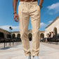 👖 50 % RABATT – Herren Hose mit Kordelzug & geradem Bein | Eleganter Komfort trifft auf lässigen Alltagsstil ✨