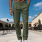 👖 50 % RABATT – Herren Hose mit Kordelzug & geradem Bein | Eleganter Komfort trifft auf lässigen Alltagsstil ✨