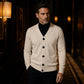 Strickcardigan mit V-Ausschnitt für Herren im lässigen Stil