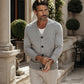 Strickcardigan mit V-Ausschnitt für Herren im lässigen Stil