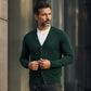 Strickcardigan mit V-Ausschnitt für Herren im lässigen Stil