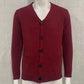 Strickcardigan mit V-Ausschnitt für Herren im lässigen Stil