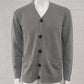 Strickcardigan mit V-Ausschnitt für Herren im lässigen Stil