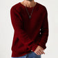 Moderner Waffelstrickpullover für Herren