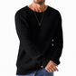 Moderner Waffelstrickpullover für Herren
