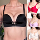 Damen nahtloser, atmungsaktiver Push-Up-BH mit gutem Halt