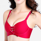Damen nahtloser, atmungsaktiver Push-Up-BH mit gutem Halt