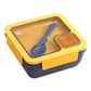 🍱 Mikrowellen-Lunchbox mit Fächern & Besteckfach – PP, spülmaschinenfest, 850–1100 ml 🥗✨