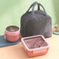 🍱 Mikrowellen-Lunchbox mit Fächern & Besteckfach – PP, spülmaschinenfest, 850–1100 ml 🥗✨