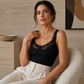 ⌛💥Letzter Tag – 50 % Rabatt!👚🎁Feminin, figurbetont & vielseitig – Damen Ripp-Top mit Spitzen-V-Ausschnitt