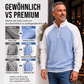 📢📢50%Rabatt!!!🎉✨Herren‑Waffelstrick‑T‑Shirt mit Viertel‑Reißverschluss, langarm, atmungsaktiv, bequemes Freizeitoberteil für Herbst und Winter